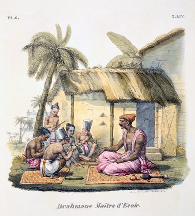 Maestro Brahmino, 1827-35 da M.E. Burnouf